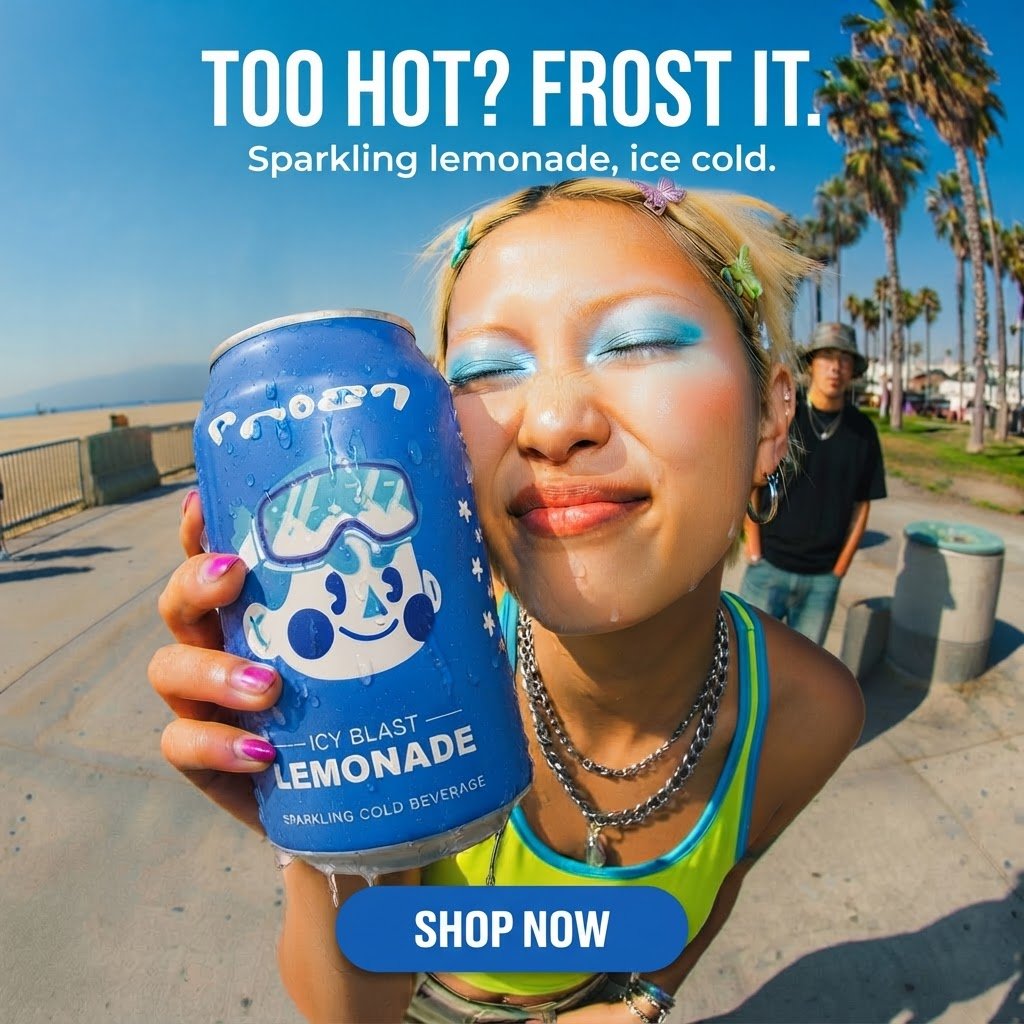 FROST ad in 1:1 format