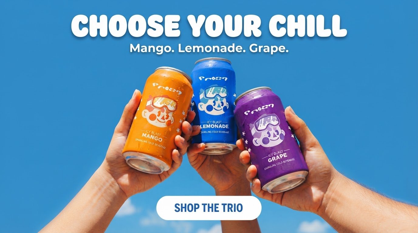 FROST trio ad in 16:9 format