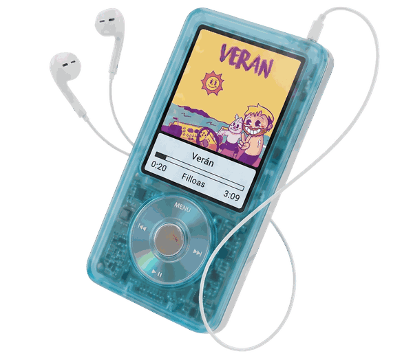 iPod with Filloas album cover — Verán